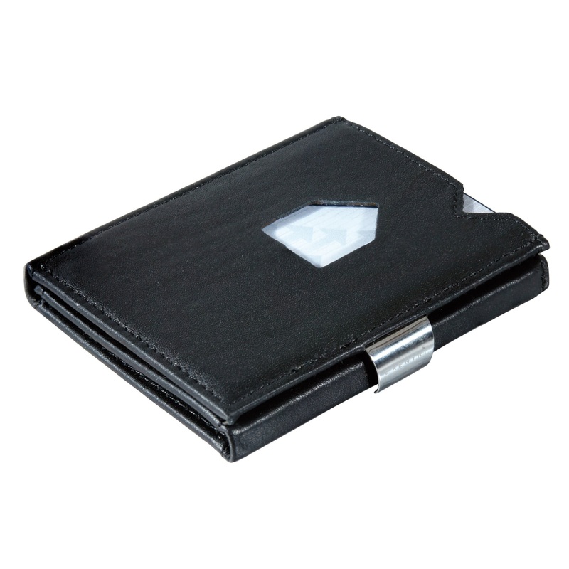 Trifold Wallets Premium Leather with Stainless Locking Clip Stylish Sophisticated Compact