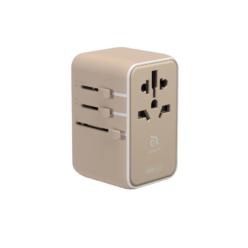 ADAM elements T35L | 35W Universal Travel Adapter w/ Built-In USB-C Cable