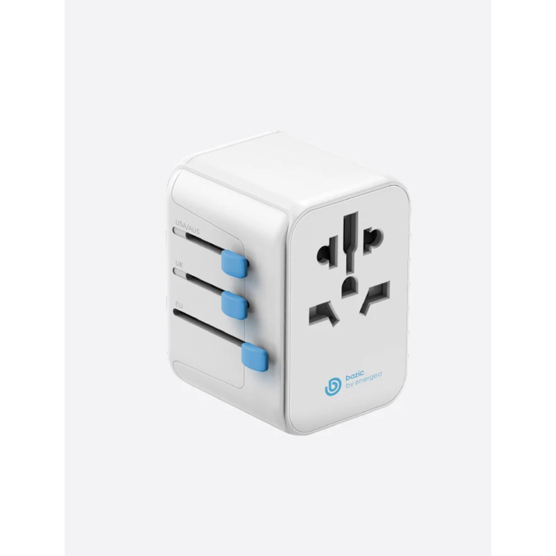 Energea Bazic GoPort | 28W Travel Adapter - White