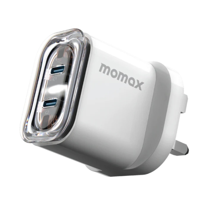 Momax 1-Charger Flow | PD 35W GaN Wall Charger (2 Ports)