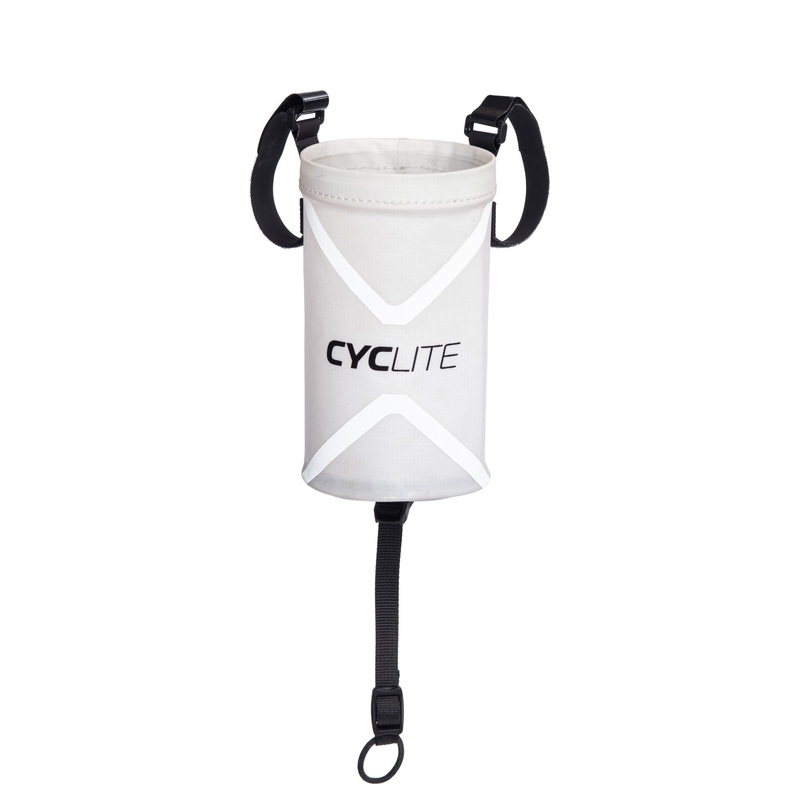 CYCLITE Food Pouch - Lenkertasche (Trinkflasche) 15 cm (light grey)
