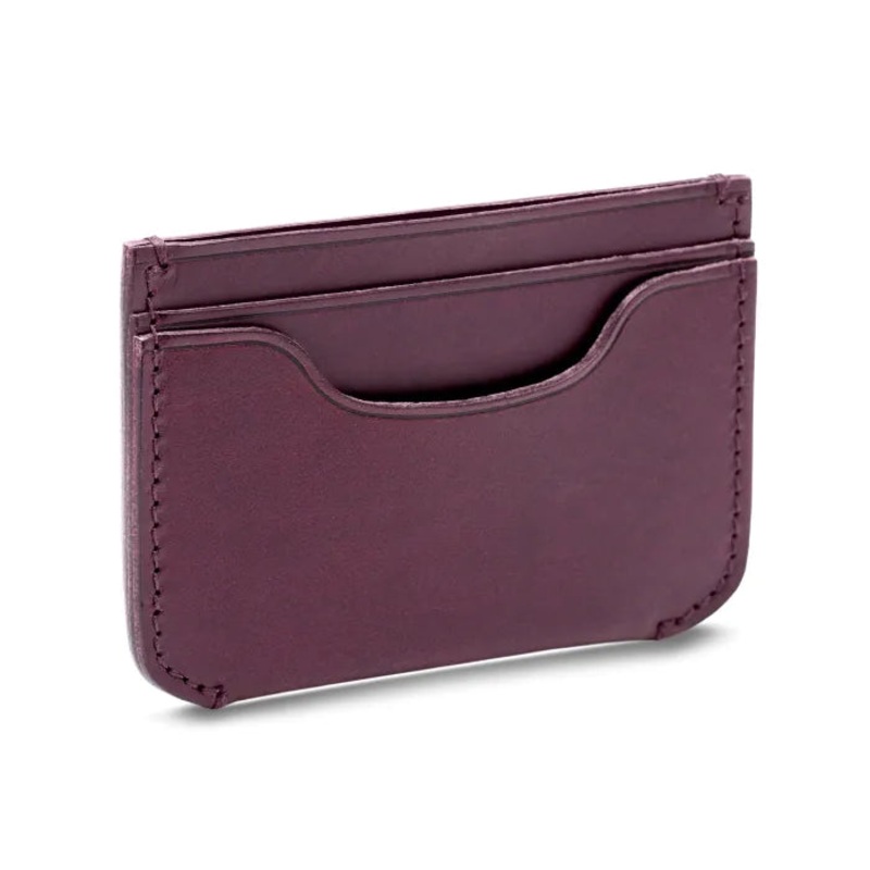 Italo Front Pocket Card Case-eggplant
