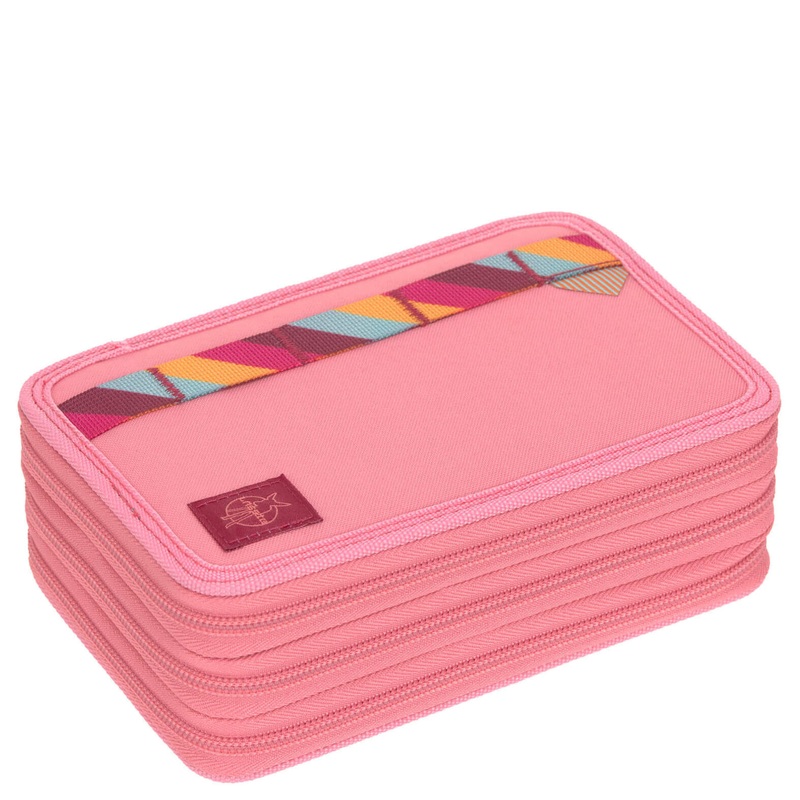 Lssig School Triple Pencil Case - Mppchen (Unique Pink)