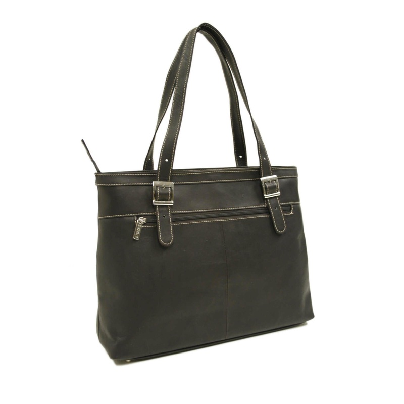 Piel Leather Ladies Laptop Tote