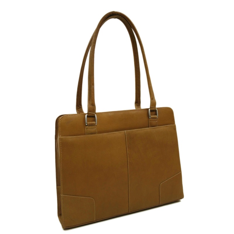 Piel Leather Laptop Shoulder Tote