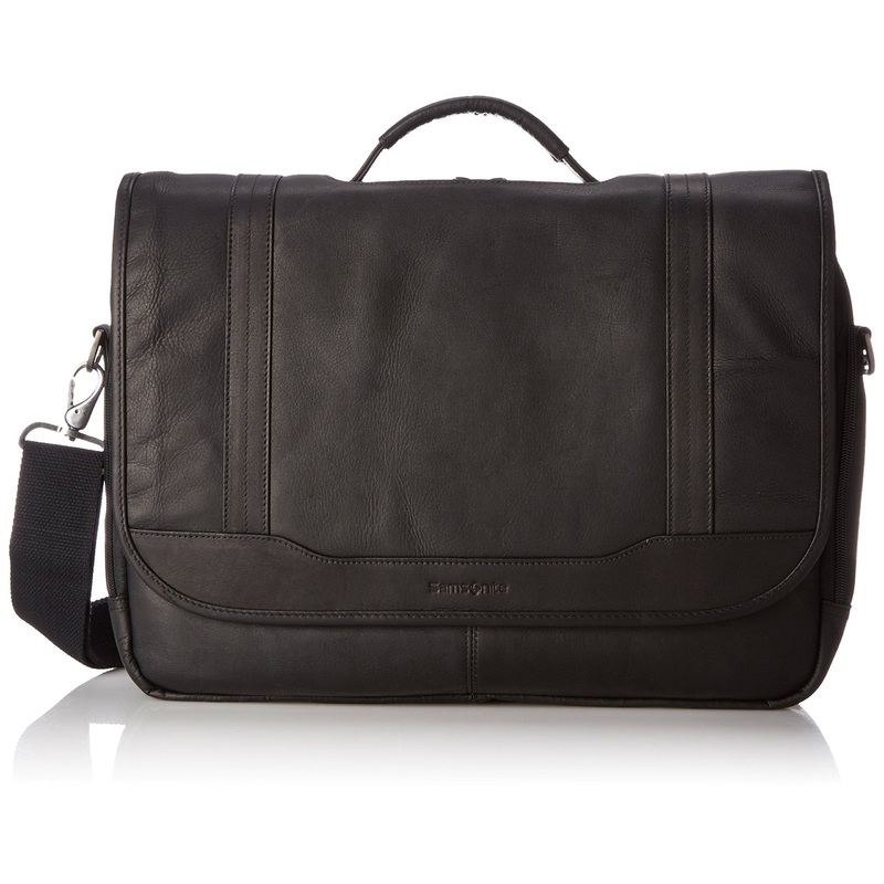 Samsonite Colombian Leather Flapover Briefcase