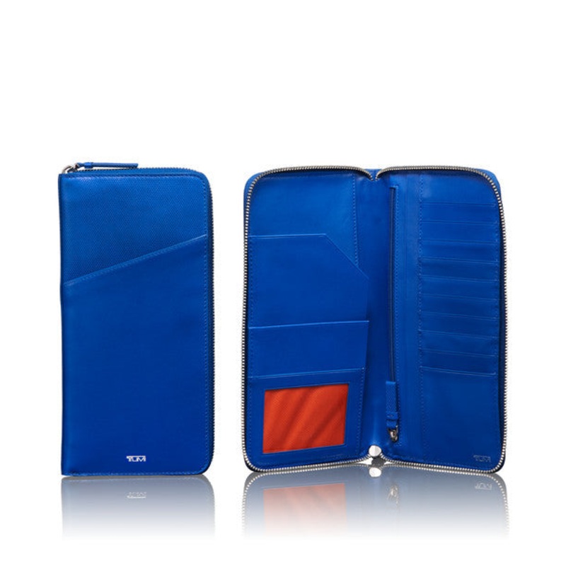 TUMI Prism Travel Leather Wallet