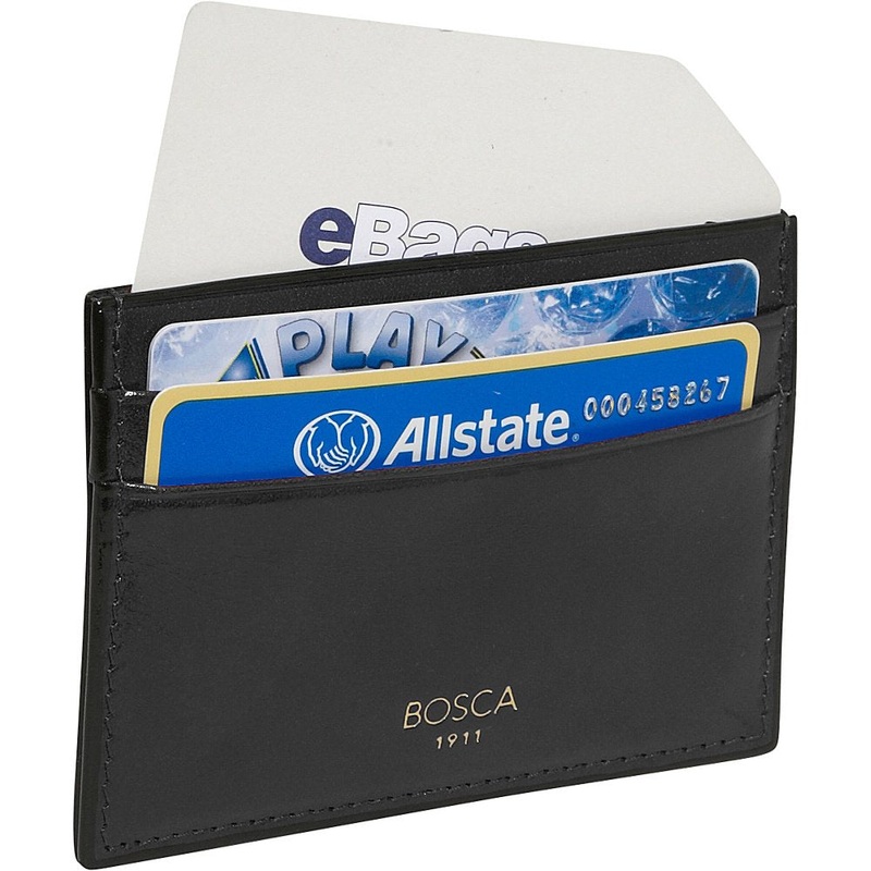 Bosca Men's Old Leather Collection - Front Pocket Wallet w/ Money Clip