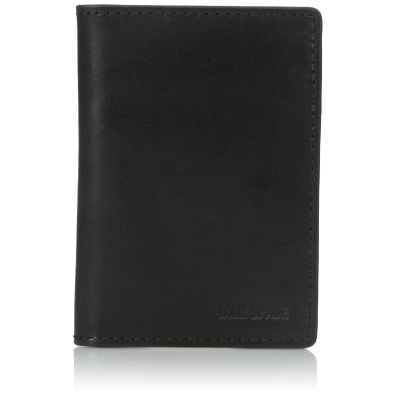 Jack Spade Mitchell Leather Vertical Flap Wallet