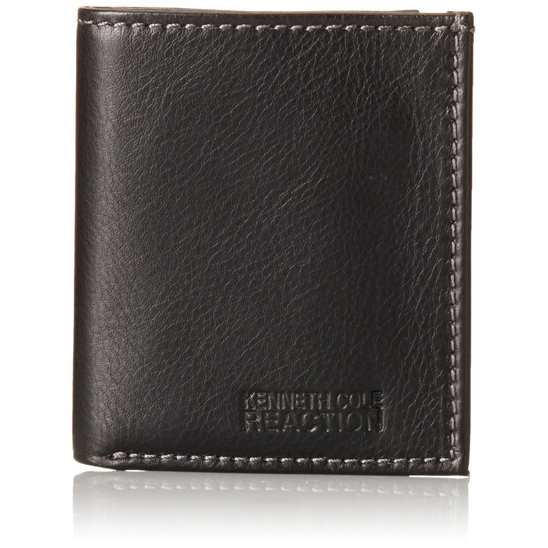 Kenneth Cole Men's Leather Slim Square Passcase Wallet