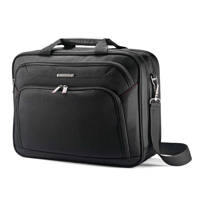 Samsonite Xenon 3.0 Gusset Check-Point Friendly Tech Locker Brief, Black, Double