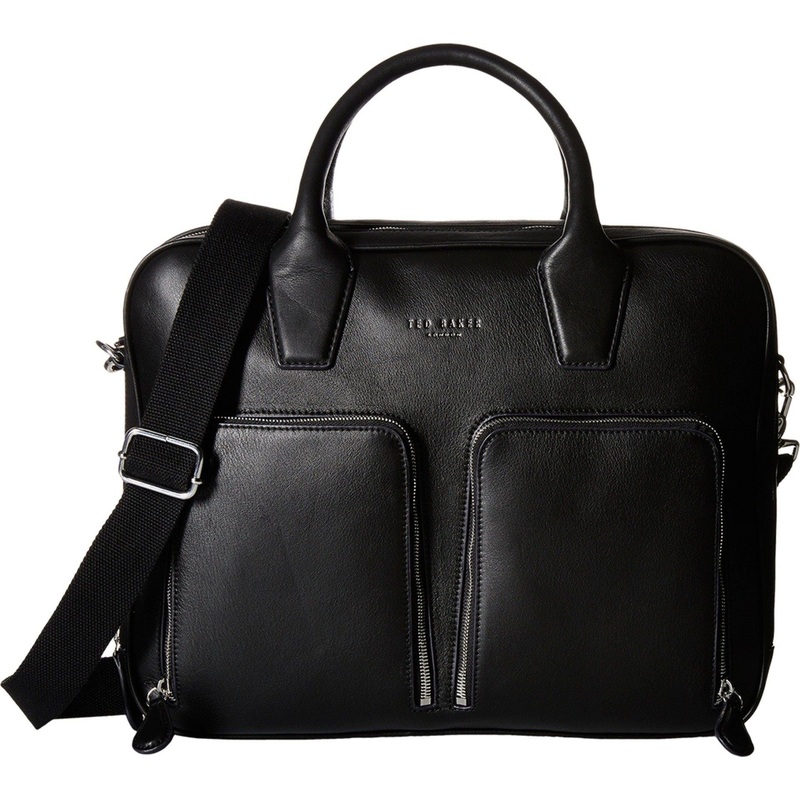 Ted Baker Men's Zipero Black Briefcase