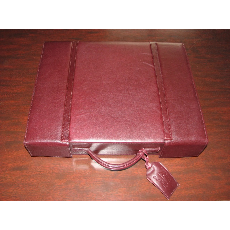 Rona Leather Attache Briefcase