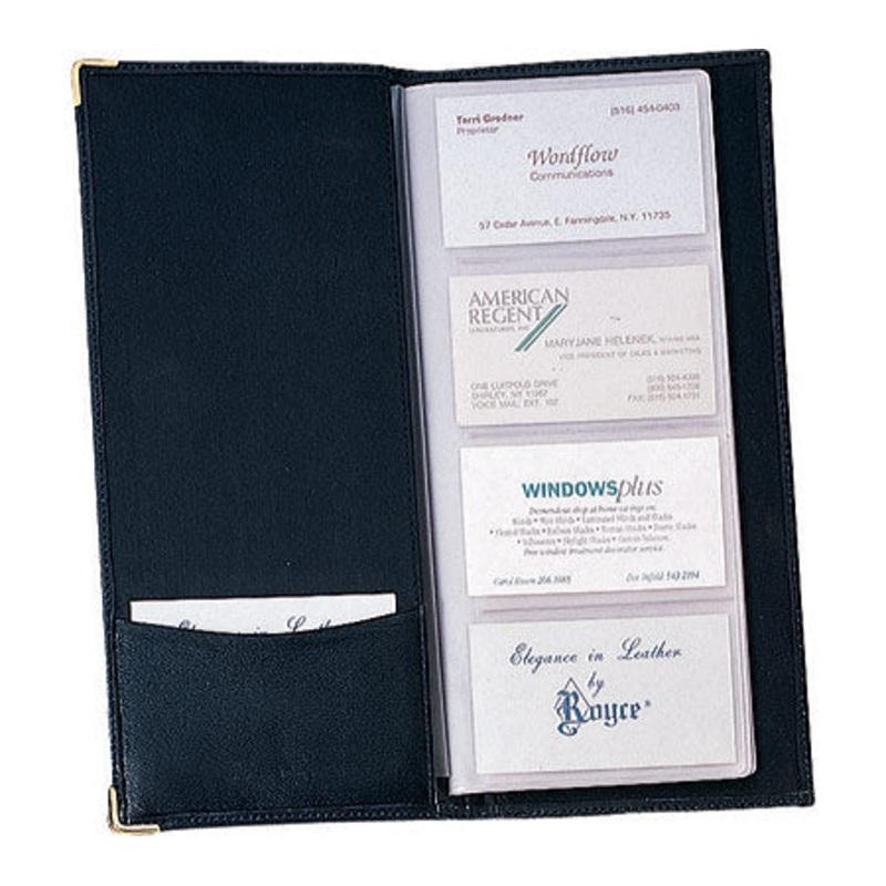 Royce Leather Business Card Case File Organizer