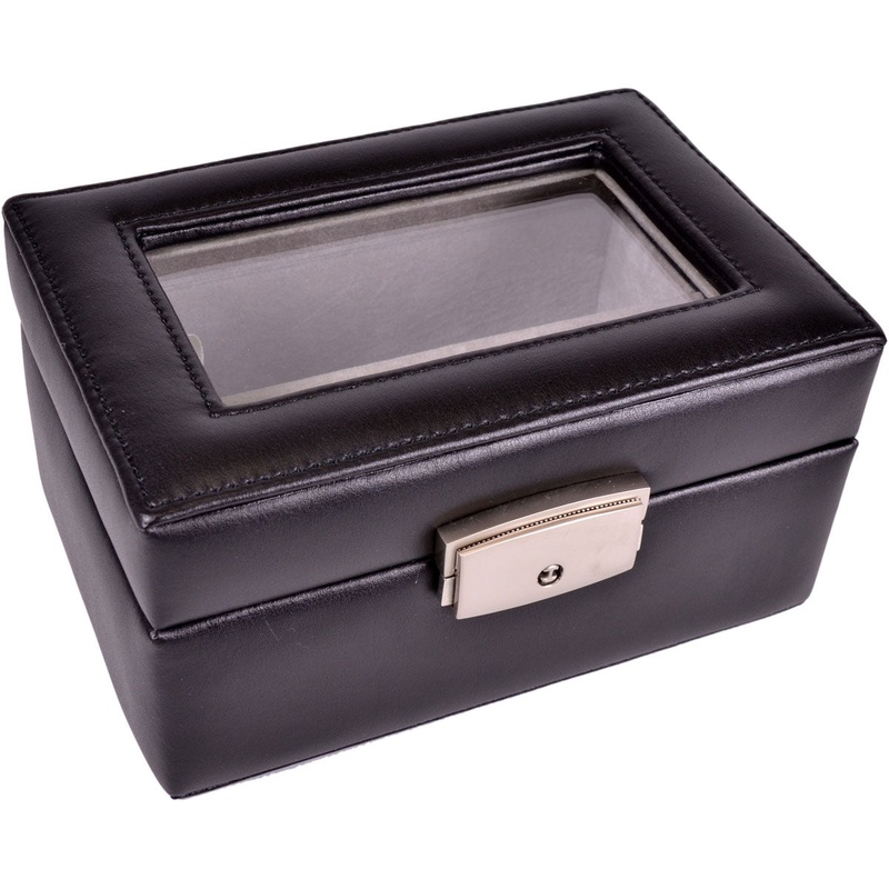 Royce Leather Watch Box Jewelry Storage Case