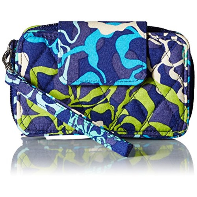 Vera Bradley Smartphone Wristlet 2.0 Wallet, Katalina Blues, One Size