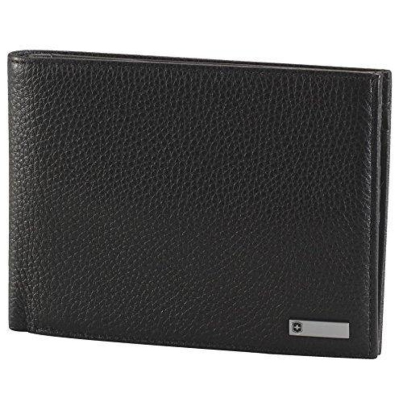 Victorinox Men's Altius 3.0 Innsbruck Pebble Leather Deluxe Bi-Fold European Id Wallet w/ Coin Pocket