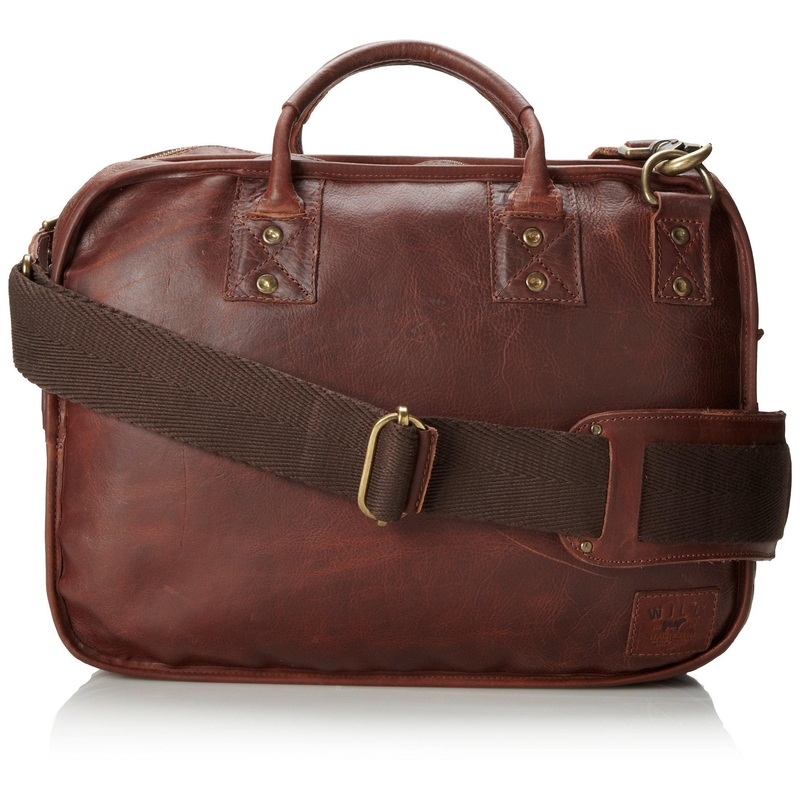 Will Leather Goods Men's Hank Portfolio Briefcase