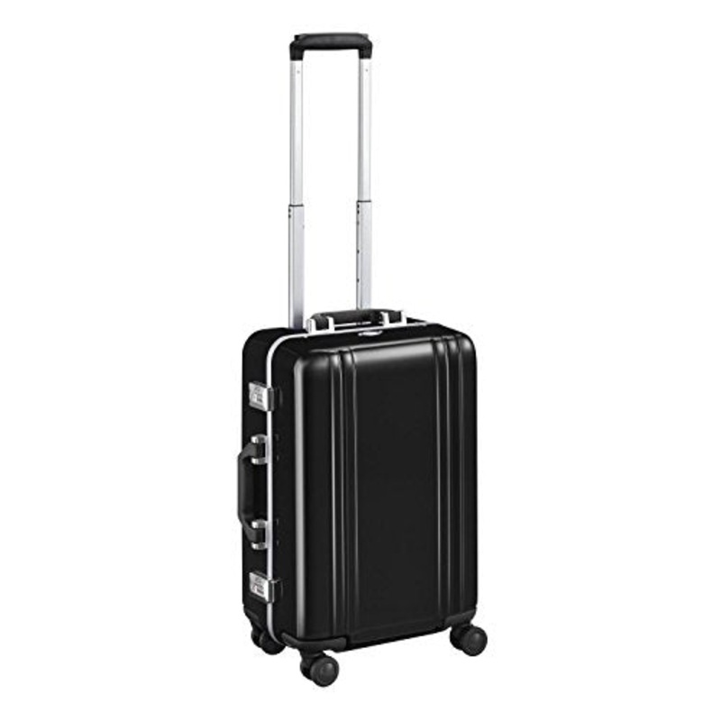Zero Halliburton Classic Polycarbonate 2.0-22" 4-Wheel Travel Case, Black