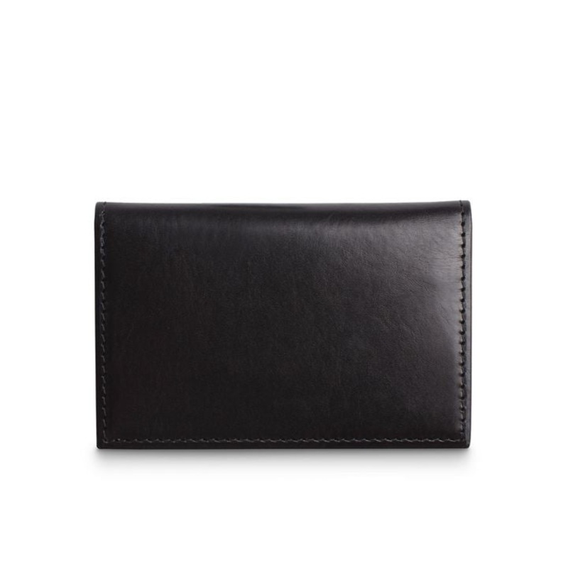 Bosca Calling Card Case Leather Wallet