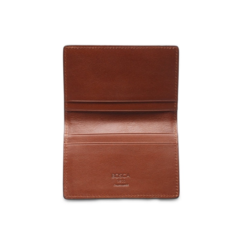 BOSCA Navayo Italia Leather Calling Card Case wallet