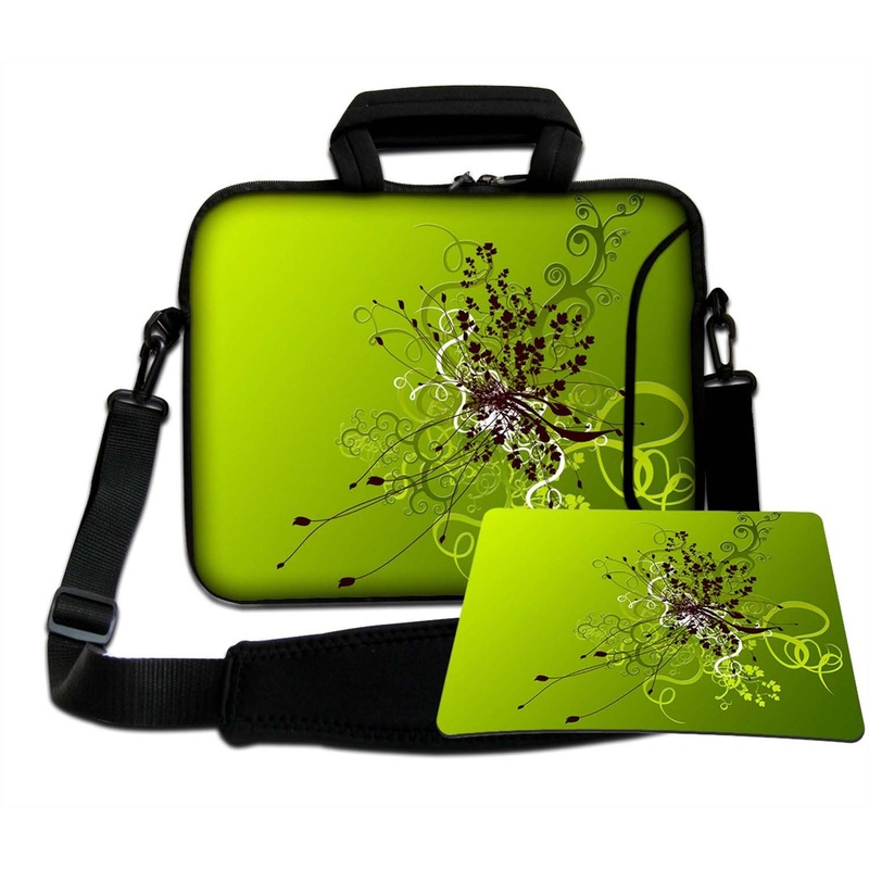 LUXBURG 14" Inches Luxury Design Laptop Notebook Sleeve Soft Case Bag with Handle and Shoulder Strap Plus Free Mouspad! for Apple, Acer, Asus, Chromebook, Dell, HP, Lenovo, Samsung, Sony, Toshiba etc