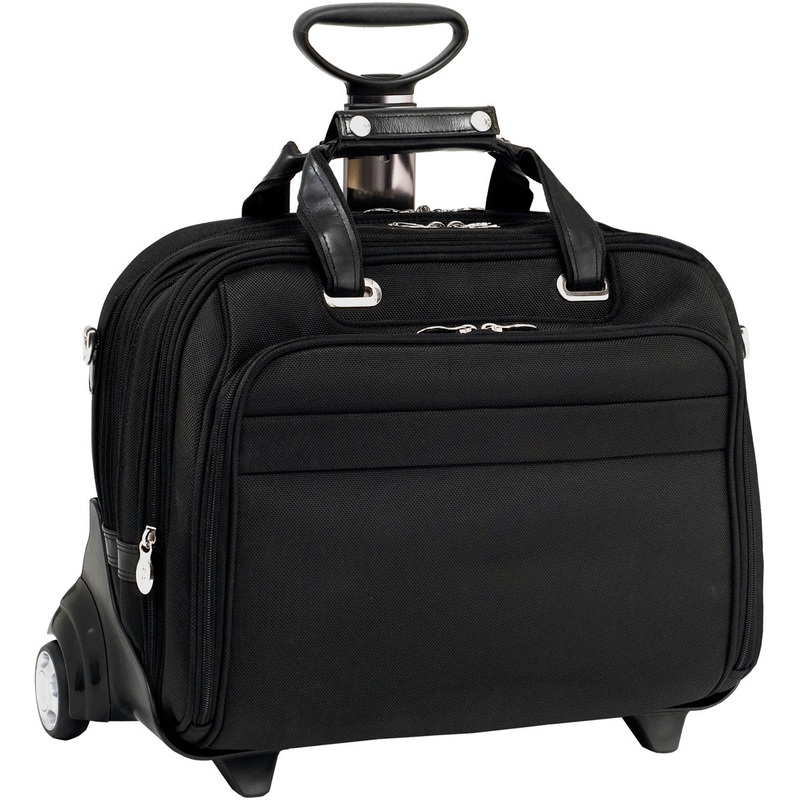 Mcklein R Series Midway Flythrough 17In Wheeled Laptop Case
