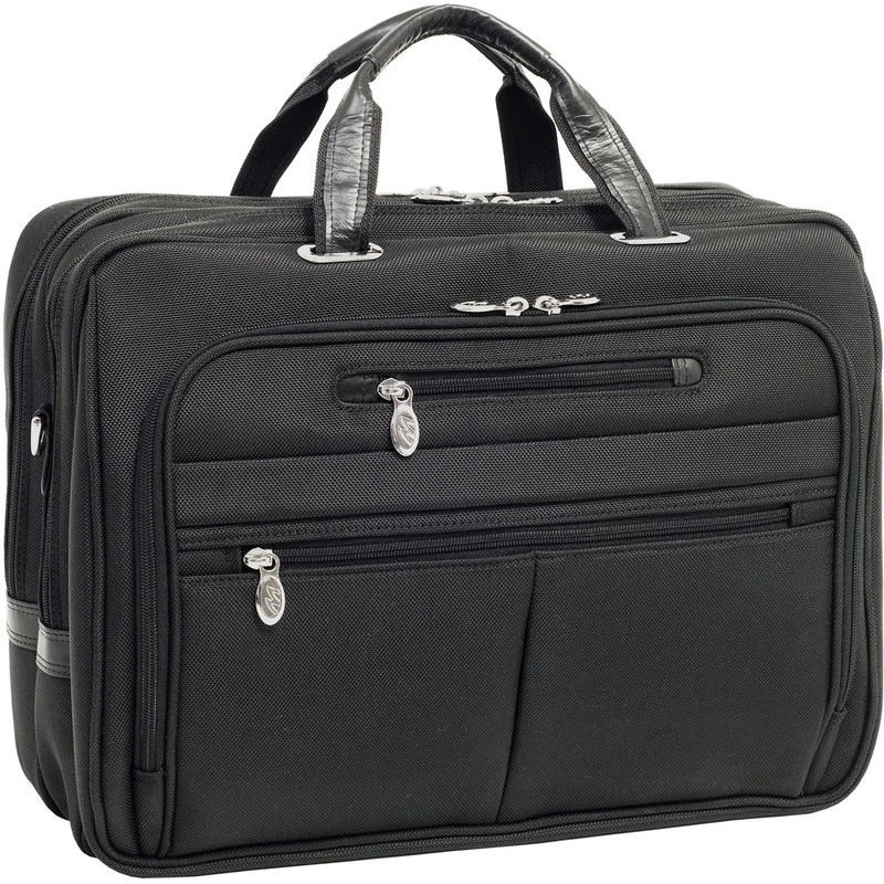Mcklein R Series Rockford Nylon Flythrough 17In Laptop Case