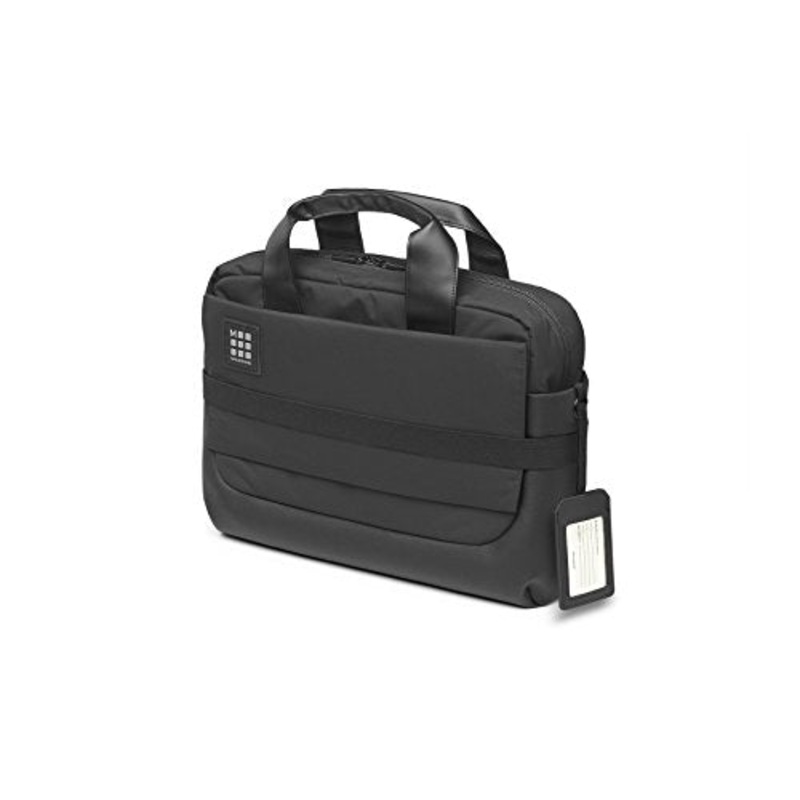 Moleskine ID Briefcase, Black - for Work, School, Travel & Everyday Use, Space for Devices, Tablet, Laptop, Chargers, Notebook Planner or Organizer, Secure Zipper