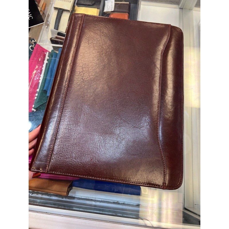 Mosaic Italian Leather Deluxe Padfolio- $80