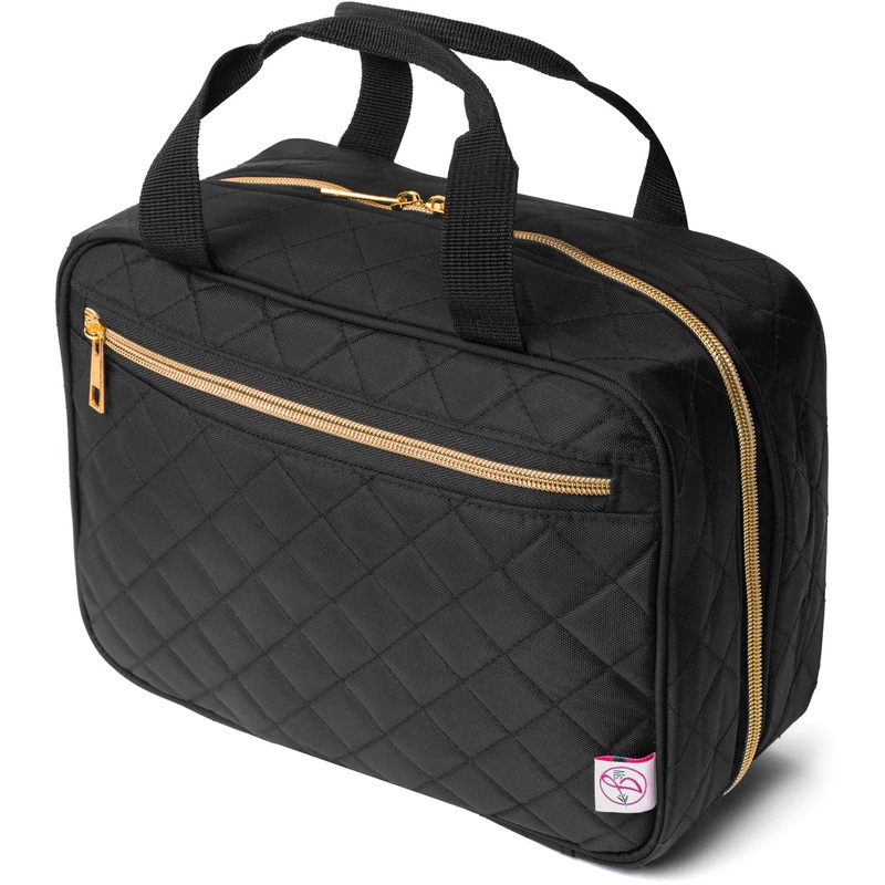 Ms. Jetsetter Hanging Toiletry Bag - With Detachable Pouch