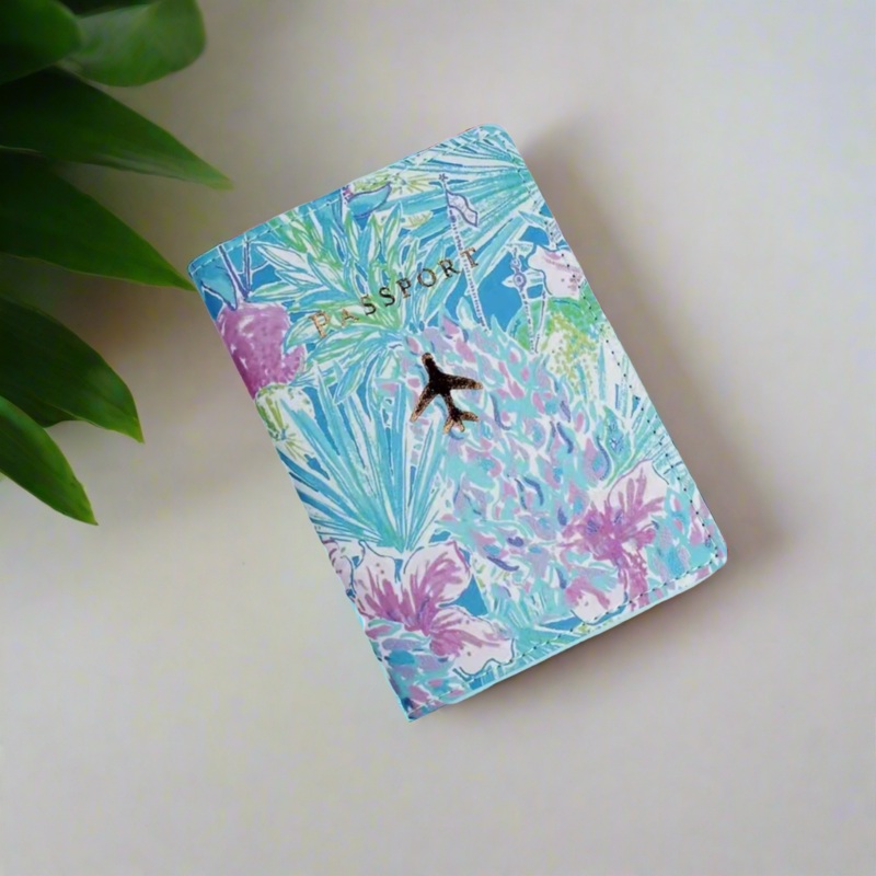 Simple Passport Cover- Tropics