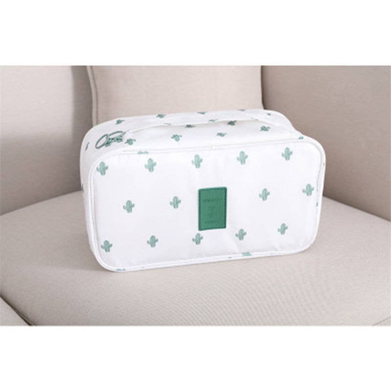 Threaded Pear- Cactus Undergarment Travel Case