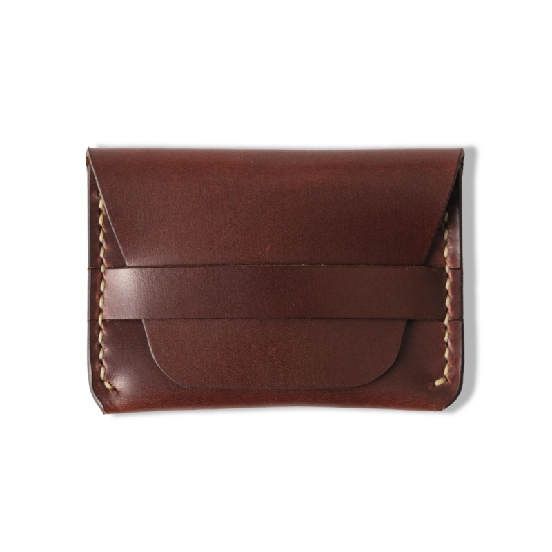 British Tan Double Shot Flap Wallet