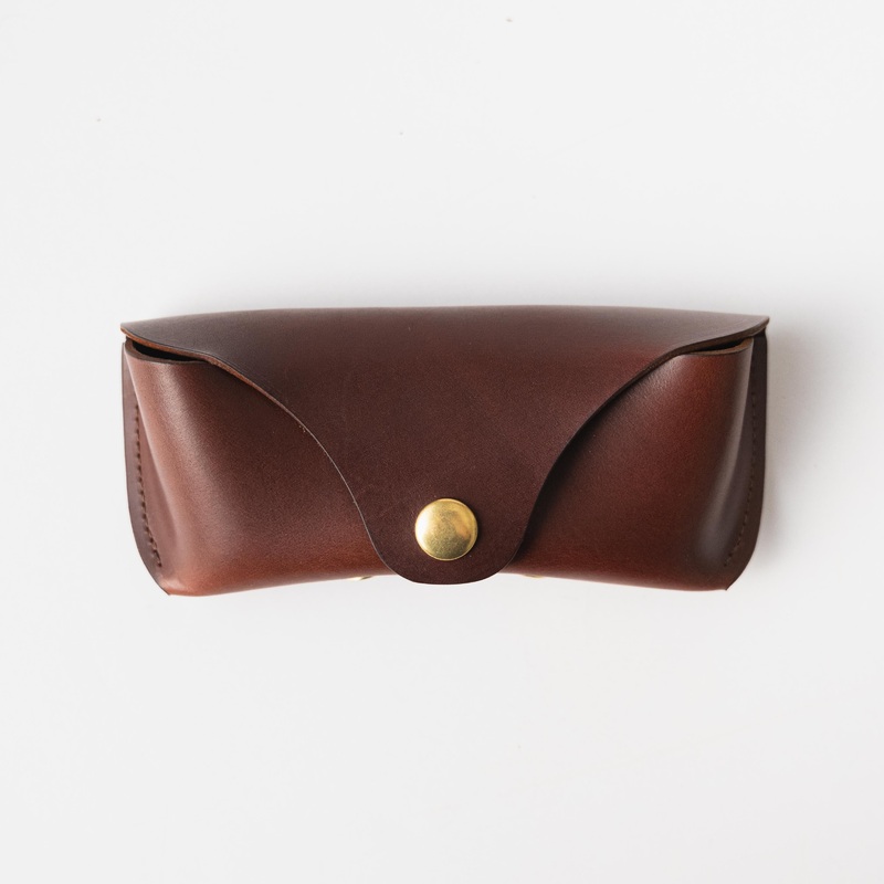 British Tan Double Shot Sunglasses Case