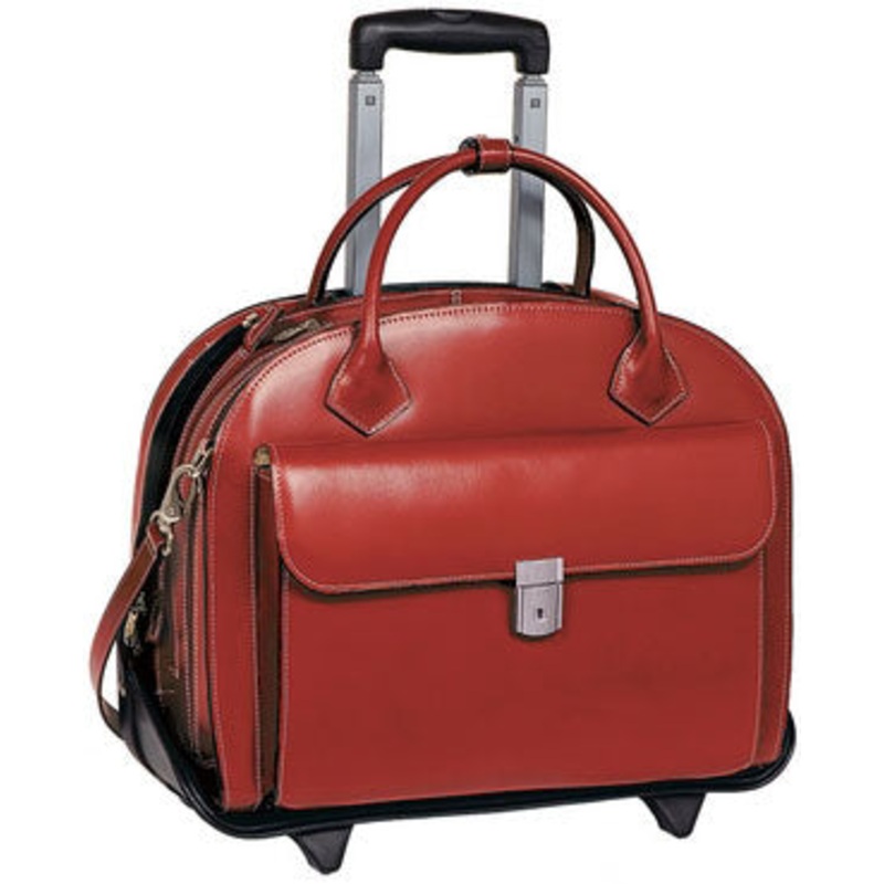 McKlein 9436 W-Series Glen Ellyn Women's Wheeled Briefcase