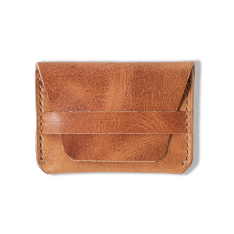 Natural Derby Flap Wallet