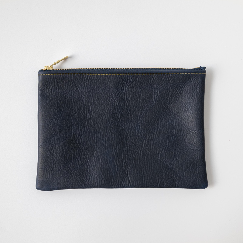 Navy Kodiak Medium Zip Pouch