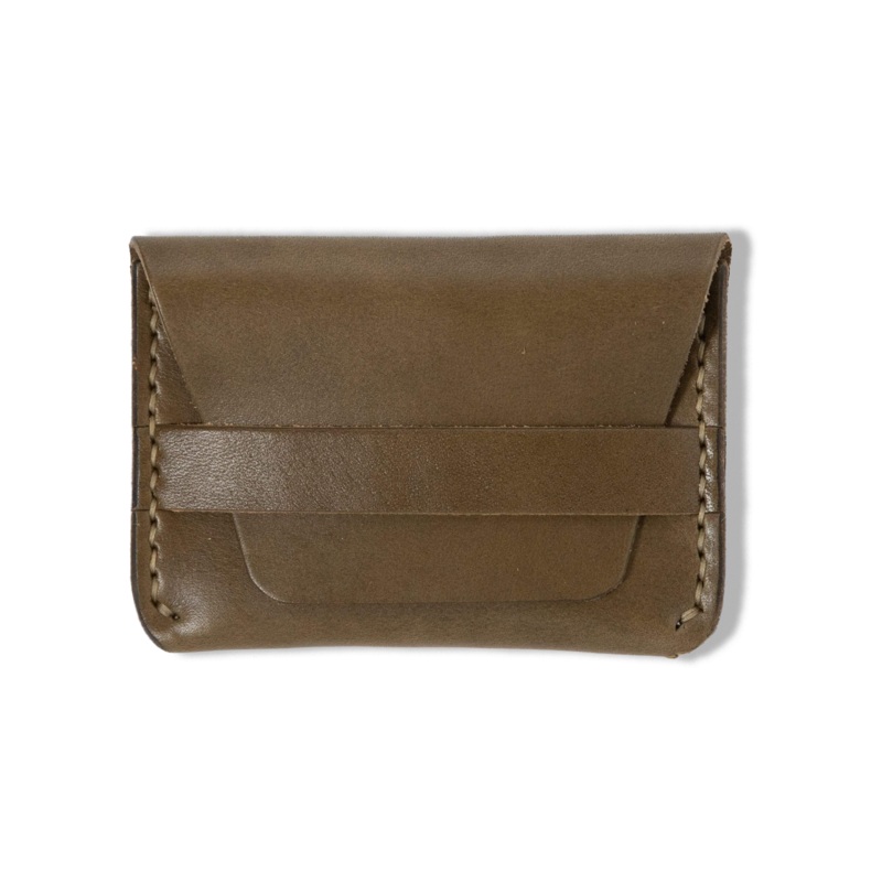 Olive Green Flap Wallet