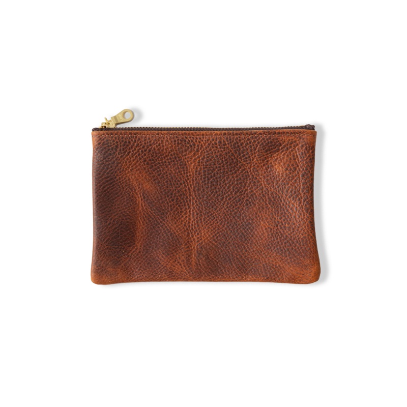 Tan Kodiak Small Zip Pouch