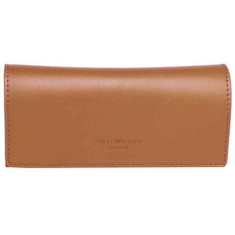 Alice Wheeler London Rome Glasses Case - Tan