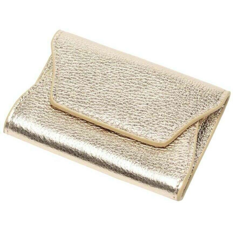 Elie Beaumont Wallet Card Holder - Gold
