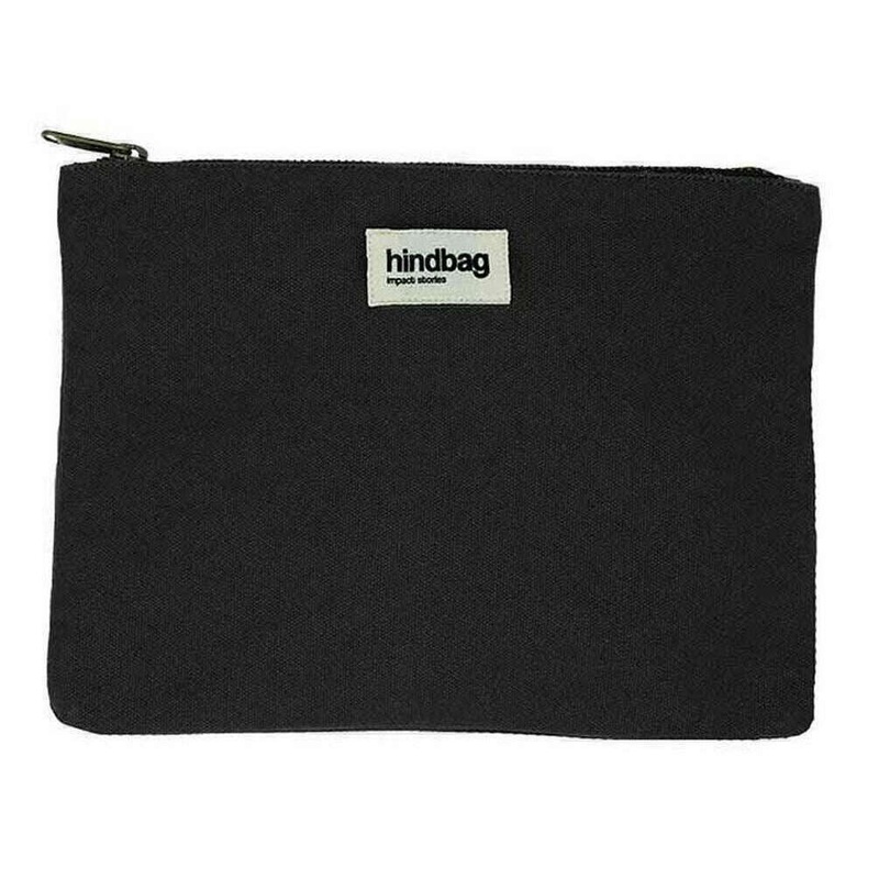 Hindbag Ema Medium Zipped Pouch - Black