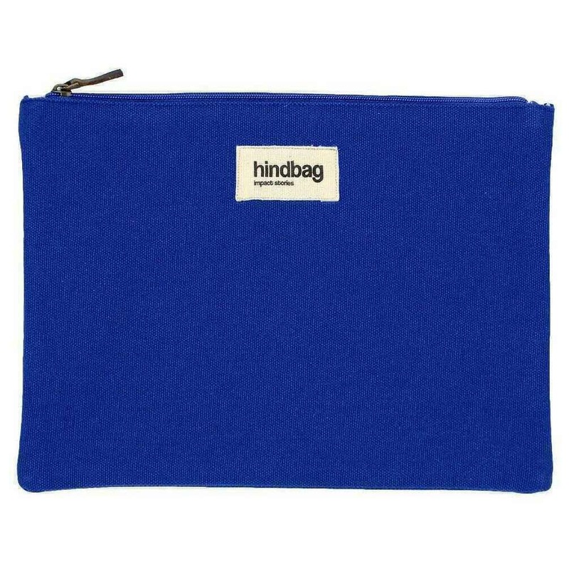 Hindbag Ema Medium Zipped Pouch - Electric Blue