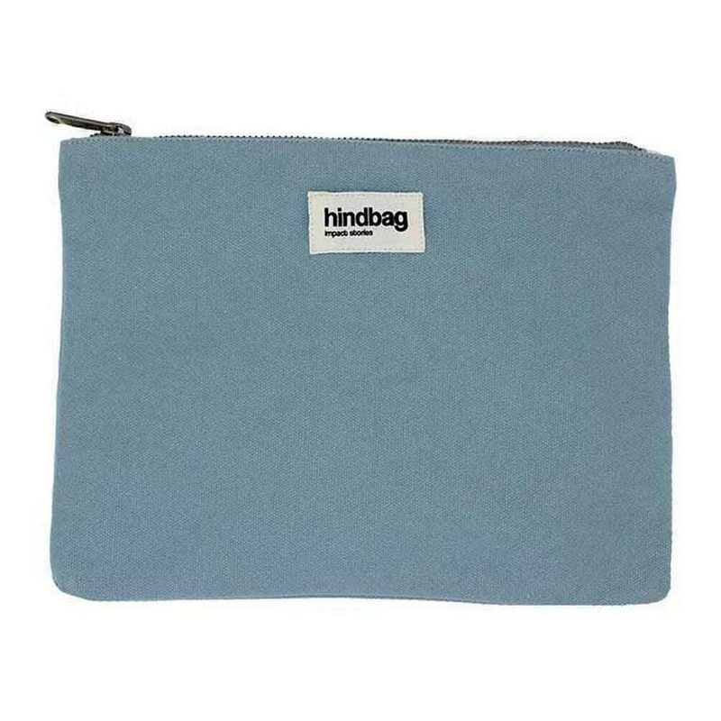 Hindbag Ema Medium Zipped Pouch - Sage Blue