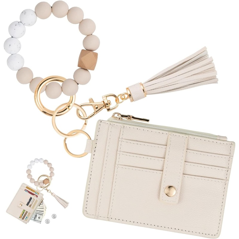 Keychain Wallet Tassel Keychain Credit Card Holder