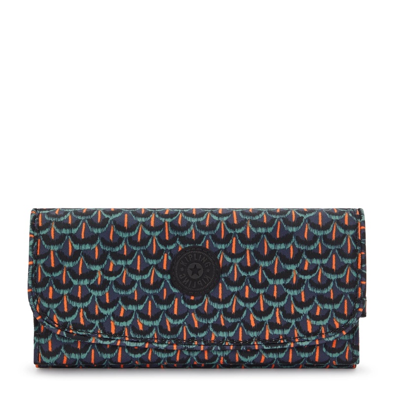 Money Land Printed Snap Wallet