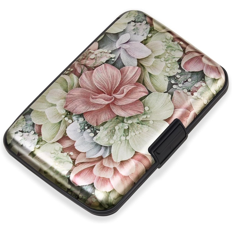 Small Business Credit Card Holder, Alloy Hard Case Aluminum Wallet