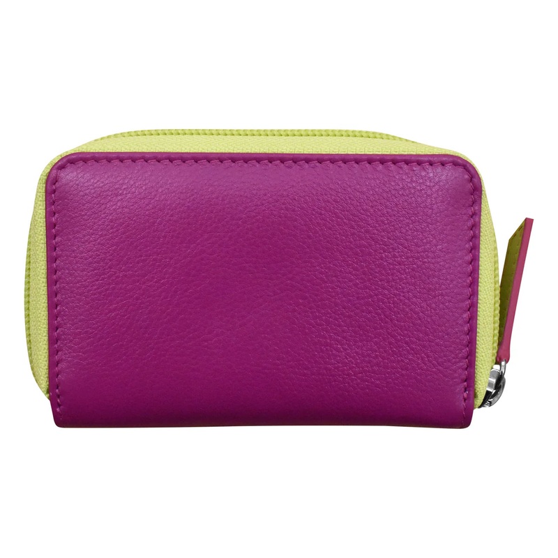 ILI New York Two Tone Zip Around Pouch - Orchid