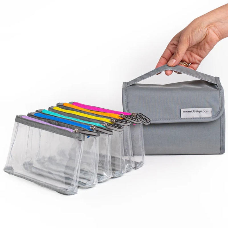 Mumi Multi Pouch 6 Colors With Carrying Case